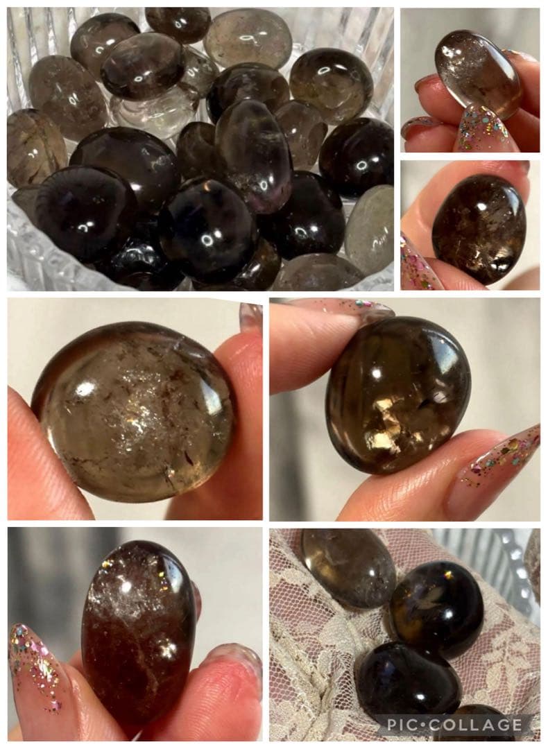 スモーキークォーツ スモーキー タンブル さざれ 天然石 宝石 ルース