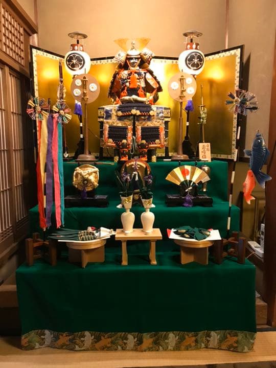 ●● 五月人形　甲冑　カブト　段飾り●●端午の節句