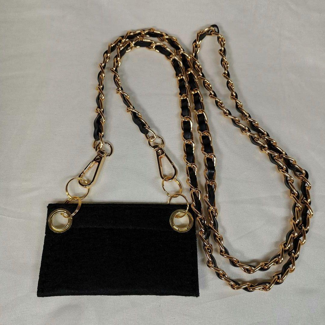 【美品】シャネルCHANEL大ココマーク財布 黒 新品ショルダー キャビアスキン