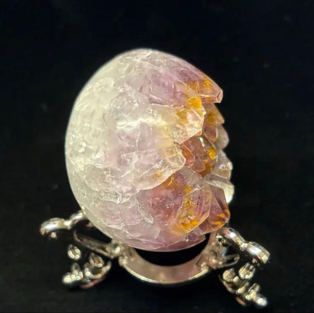 ウルグアイ産！アメジストたまご⭐️タイチン共生