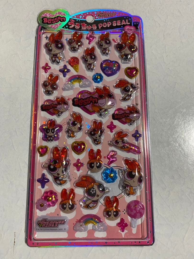 【即購入可】正規品パワーパフガールズ うるちゅるPOP SEAL 4種シール帳