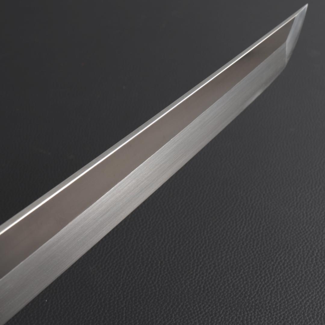 10831 先丸柳刃包丁 尺三 鏡面仕上げ 刺身包丁 和包丁 黒檀黒水牛角八角柄