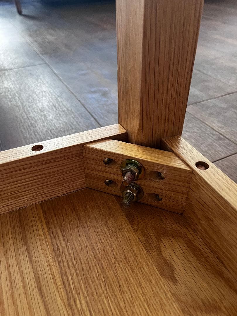 【無印良品】オーク　無垢材　ダイニングテーブル　美品