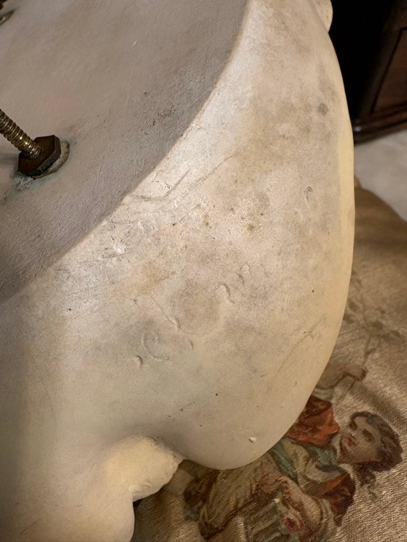 ♡フランスアンティーク　二人の天使の聖水盤　ベニティエ　エンジェルウィング　聖杯