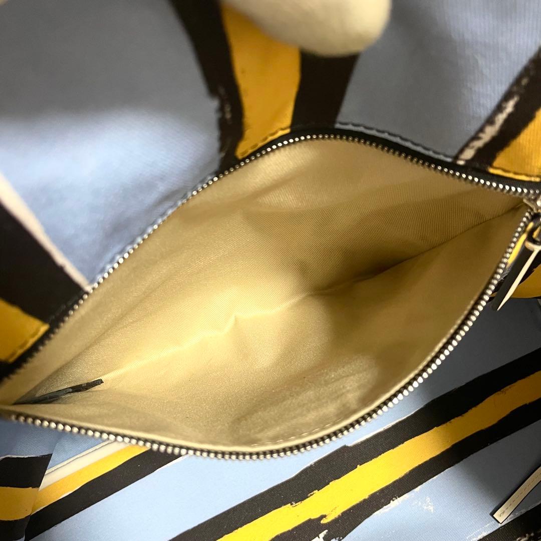 新品タグ付/マルニ　スモールトート　ヤヌス　グリーン　リバーシブル　ウール　希少