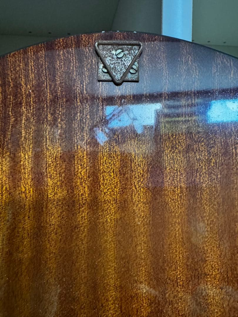 ⚫️ ドマン　DEMAIN 楕円形の装飾鏡　黒地金色花模様 黒　ブラック イタリヤ