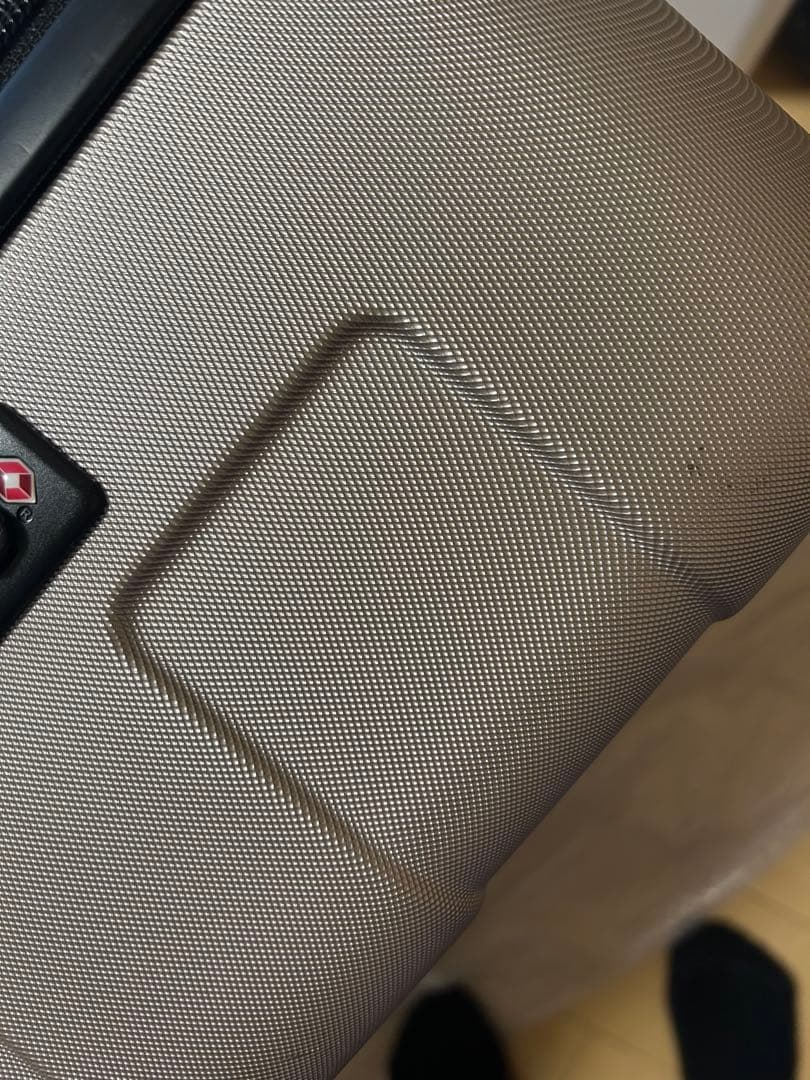 無印　キャリーケース　バーを自由に調節できる　ハードキャリーケース（１０５Ｌ）