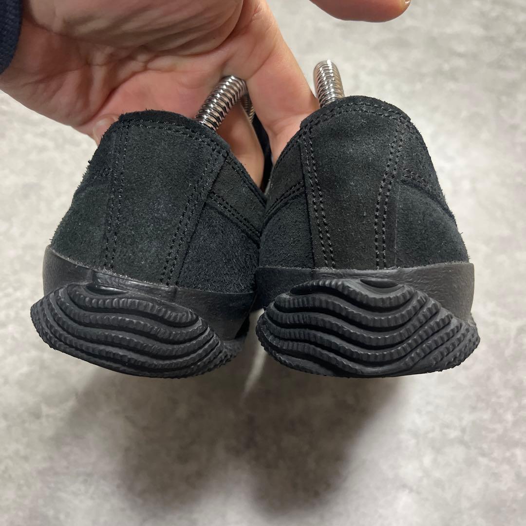 極美品 スピングルムーブ スニーカー スエード ブラック L 送料無料