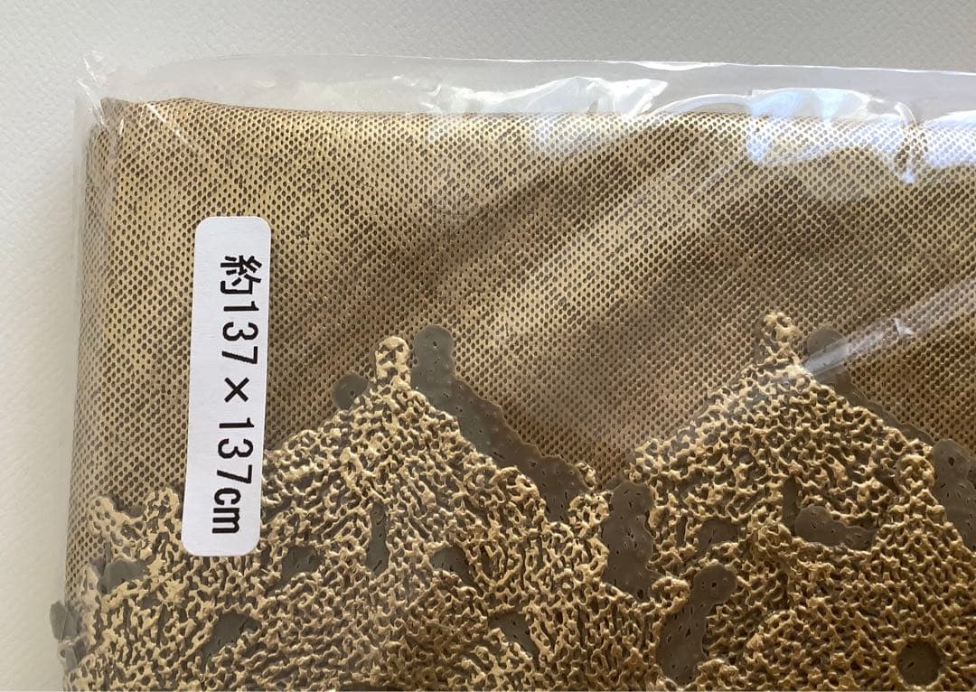 Fiorira un Giardinoビニールテーブルクロス　ゴールド