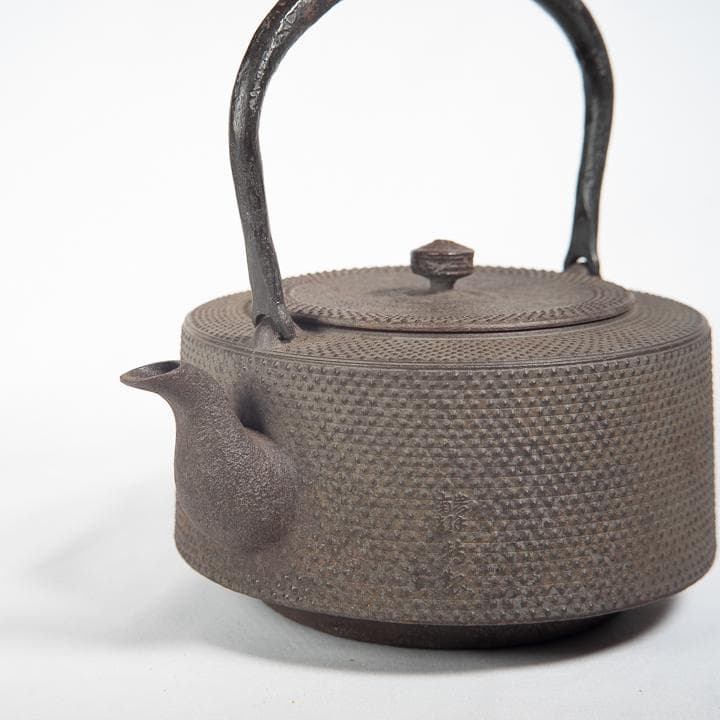 南部鉄器 鉄瓶 南部秀山 南部鉄瓶 佐藤秀次郎 作 共箱付属