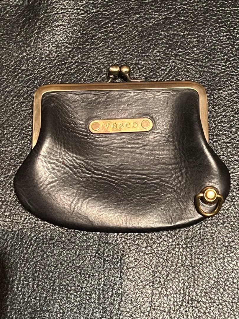 VASCO ヴァスコ レザーがま口  ケース トチカン カスタム品