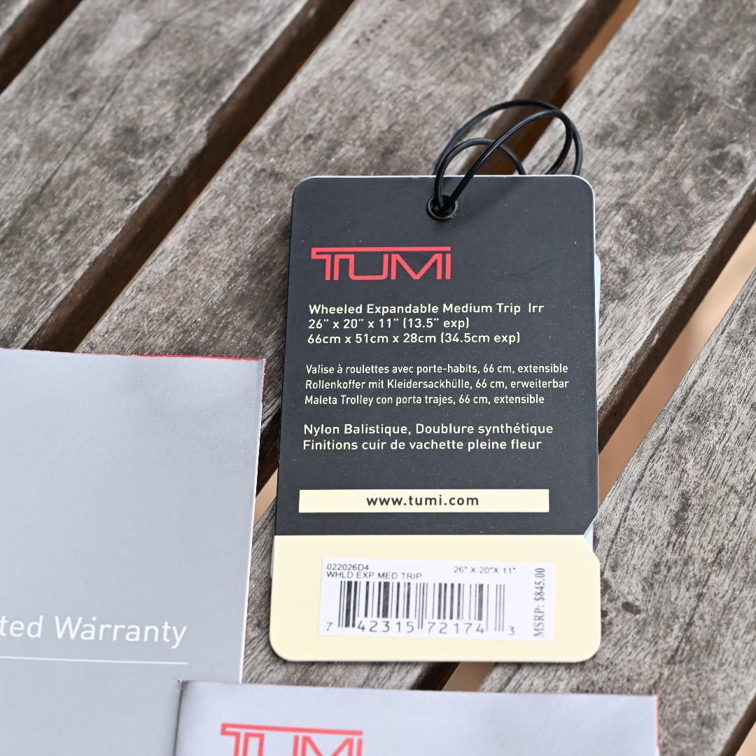 【中古】TUMI 特大 エクスパンダブル・2ウィール・スーツケース