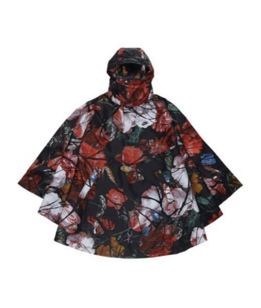 【美品】即完売 NIKE NSW フローラル ポンチョ 総柄 TECH PACK