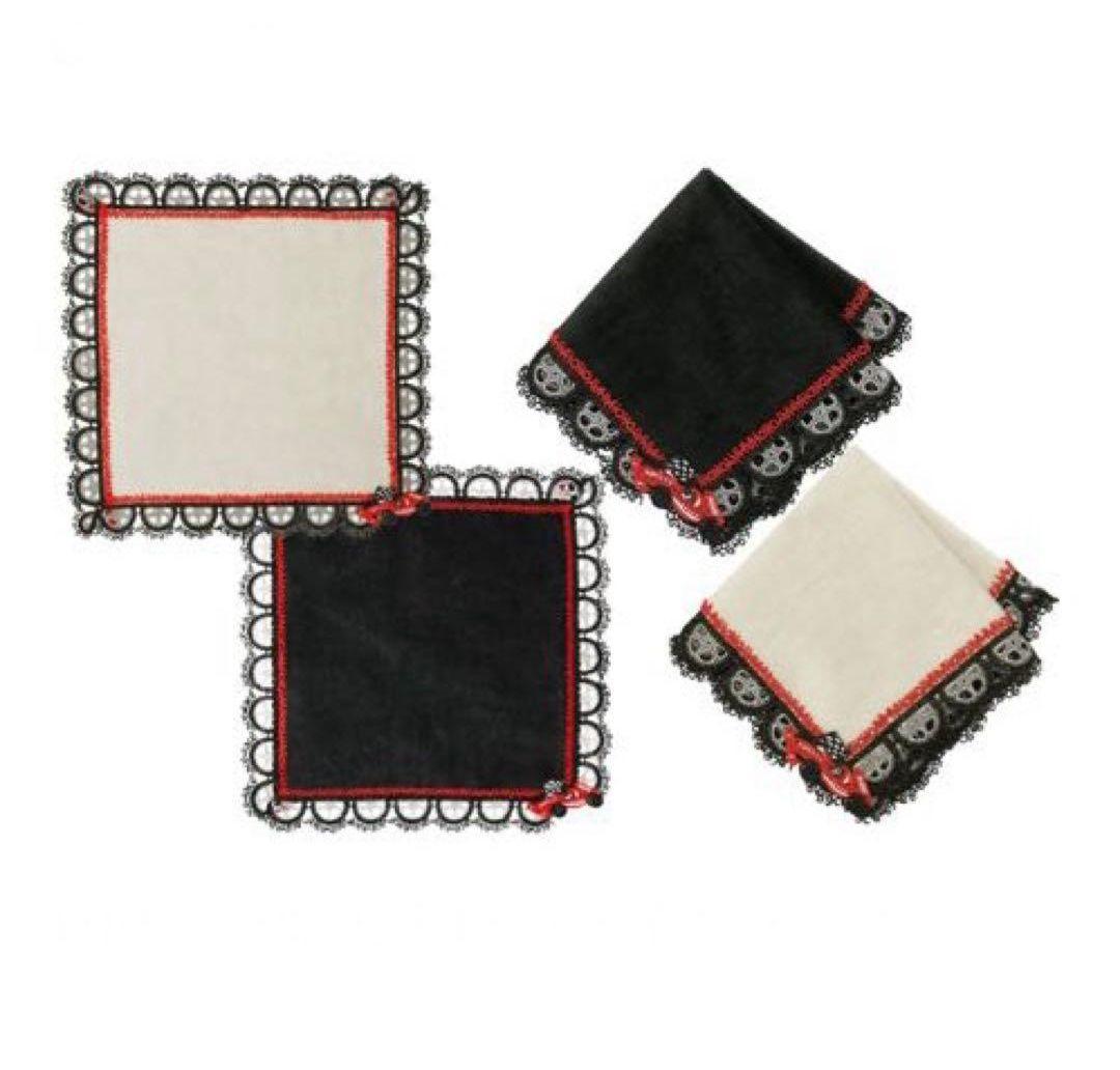 近沢レース　タオルハンカチ　横浜ゴム　2枚セット　近澤　chikazawa