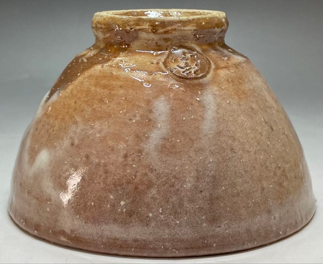 原田隆峰　萩焼　茶碗　大徳寺　小林太玄書付　共箱(四方桟盛蓋) 栞　ec