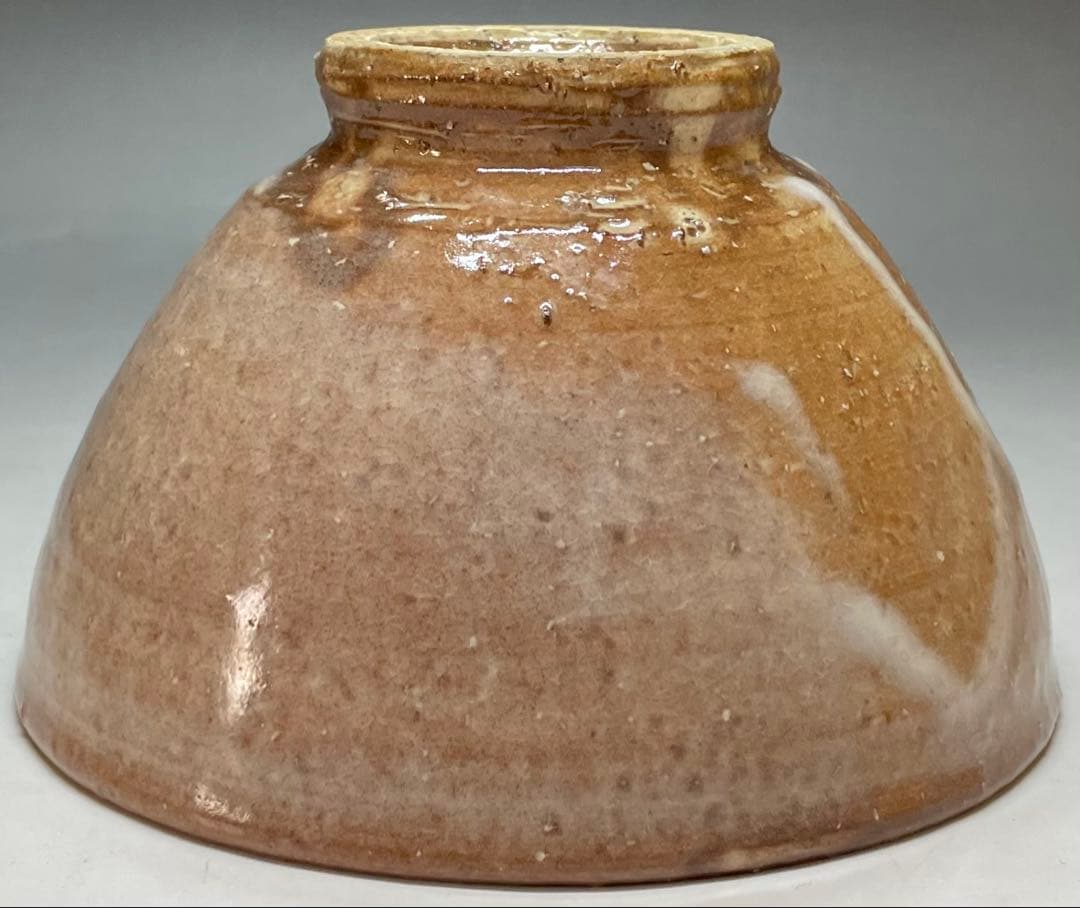 原田隆峰　萩焼　茶碗　大徳寺　小林太玄書付　共箱(四方桟盛蓋) 栞　ec