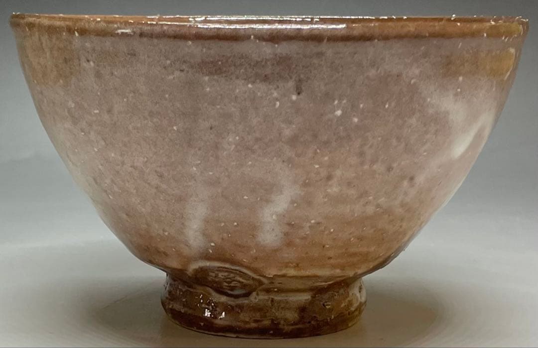 原田隆峰　萩焼　茶碗　大徳寺　小林太玄書付　共箱(四方桟盛蓋) 栞　ec