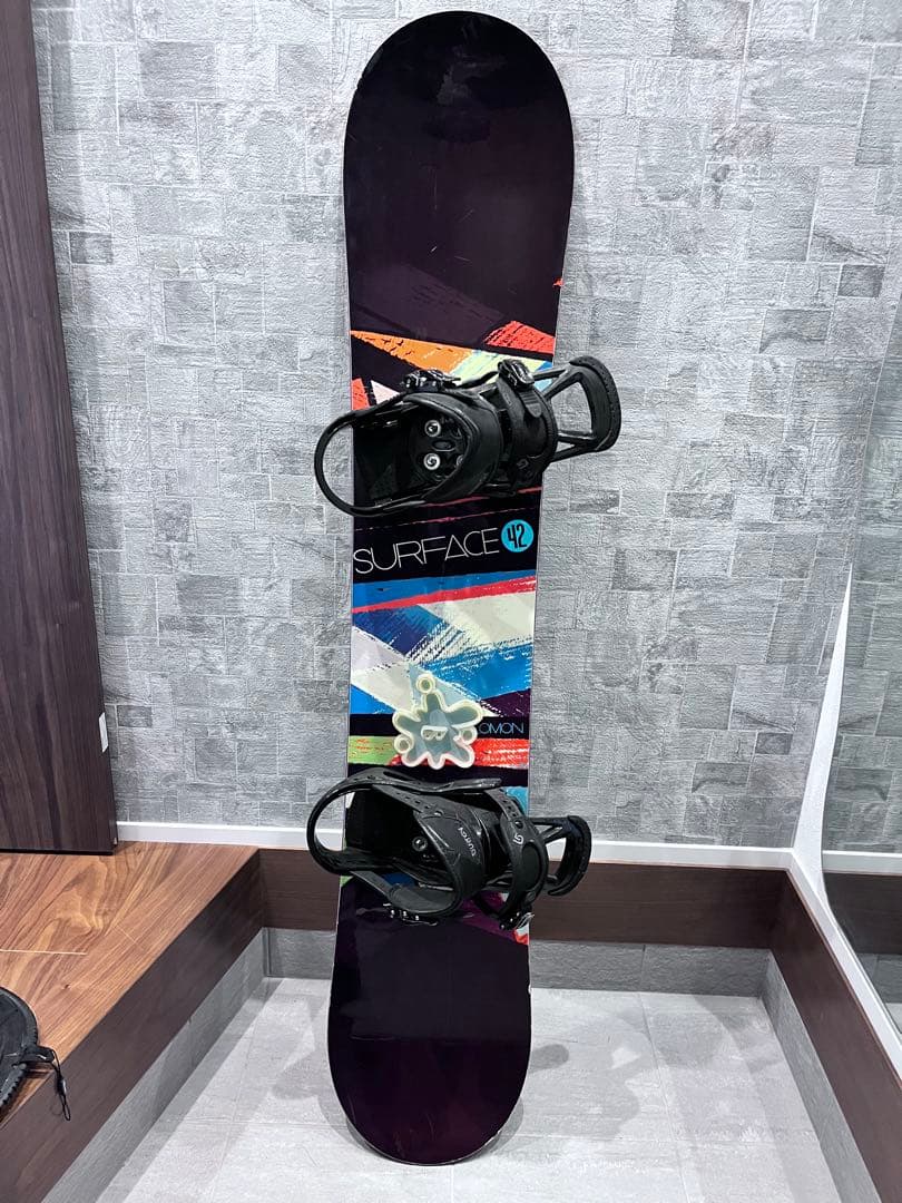 ＊やす＊SALOMON スノーボード ビンディング付き　142cm