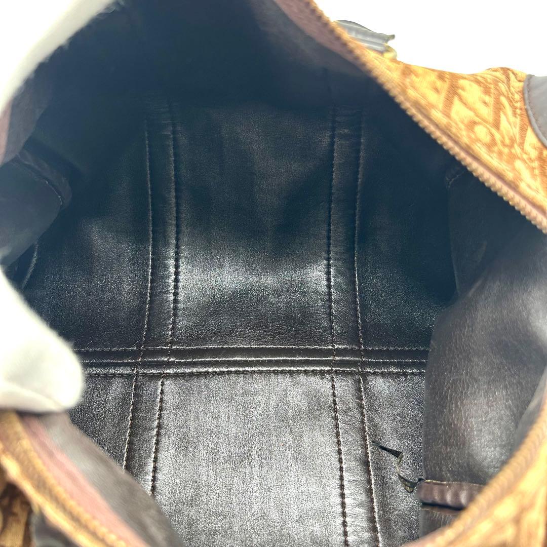 美品✨dior トロッター　ボストン　バッグ　レザー　キャンバス