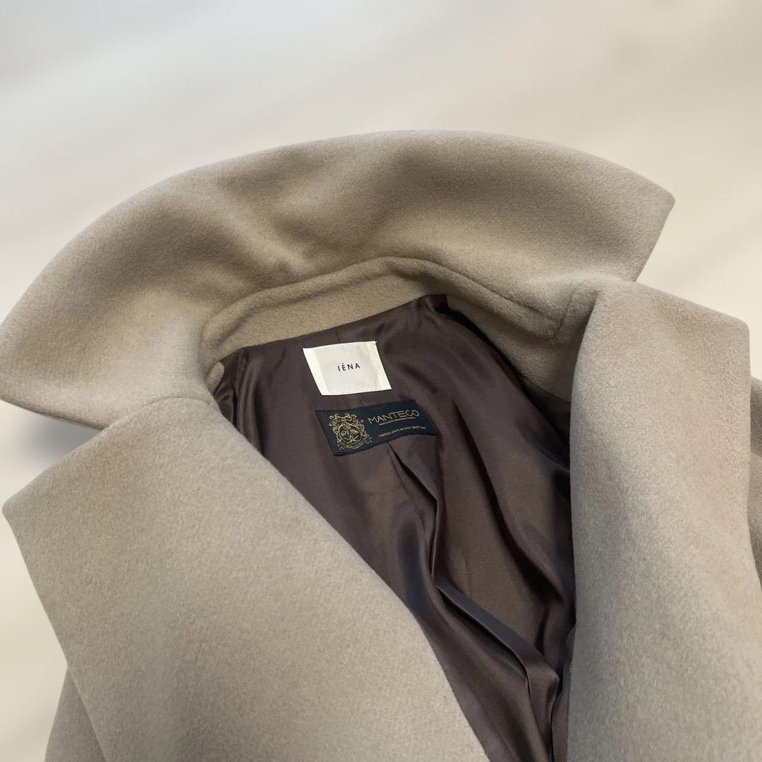 IENA イエナ　MANTECOオーバーチェスターコート　38 ベージュ