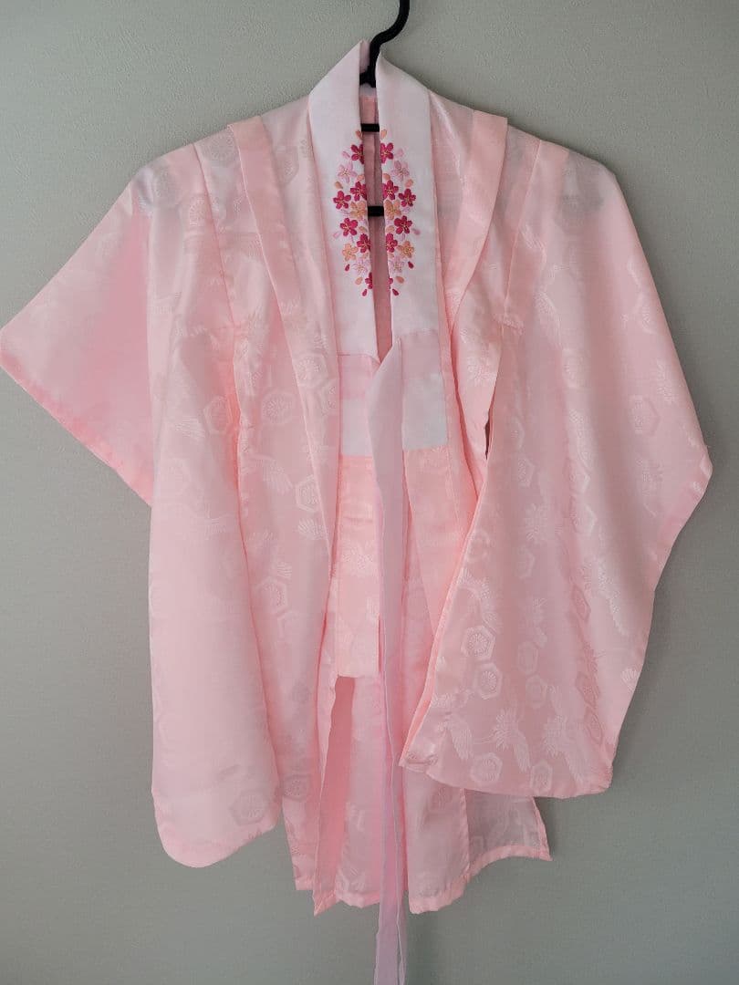 七五三 ３歳 女の子 被布 セット 着物 簡単着付け