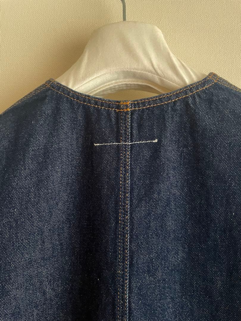 【美品】MM6 デニムチュニックワンピース 38
