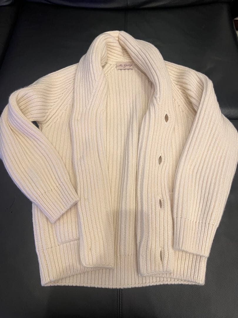 Mce マックジョージ　ショールカラーカーディガン