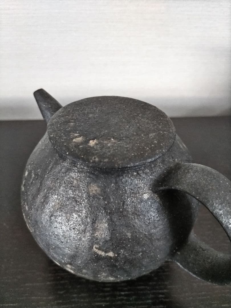 村上躍 黒焼締 ポット大