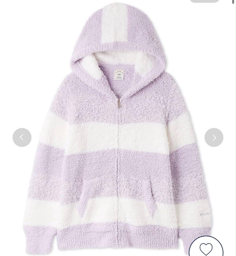 断捨離ガリ子【新品未使用】ジェラートピケ 3ボーダーパーカ&ロングパンツ