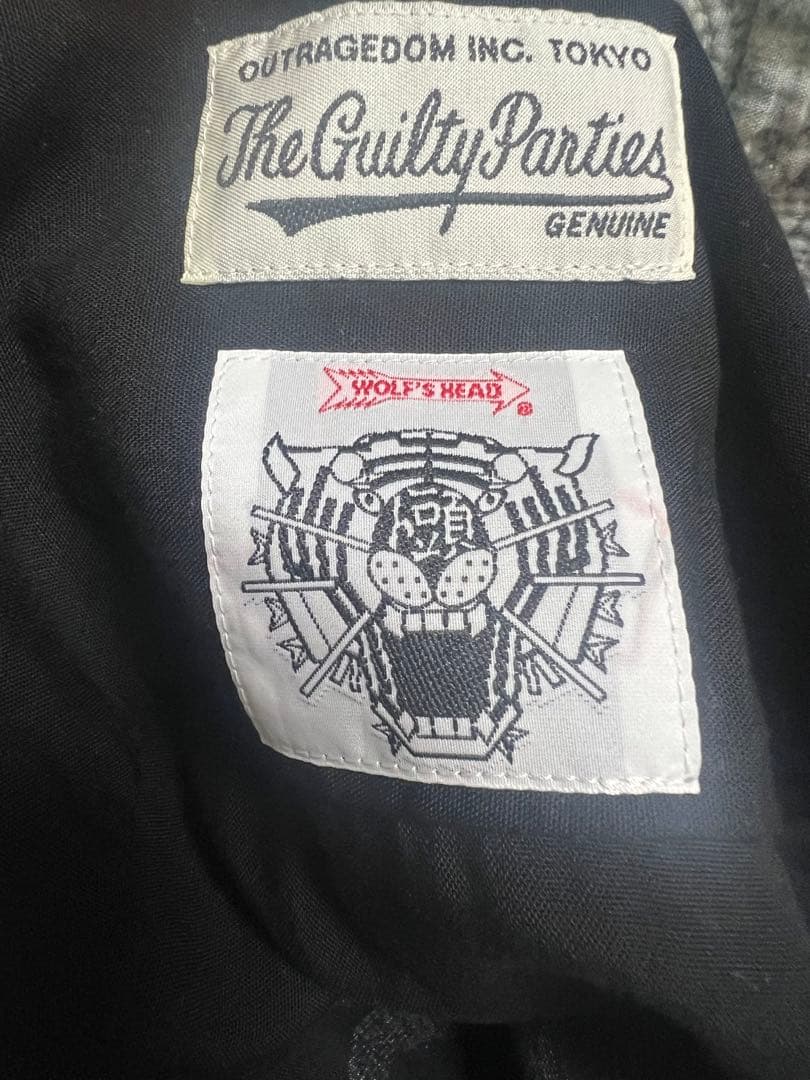 ワコマリア ウルフズヘッド 開襟シャツ