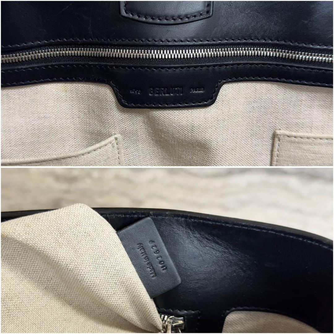 最新型 定価49万 ベルルッティ トゥジュールミニ スクリットレザートートバッグ