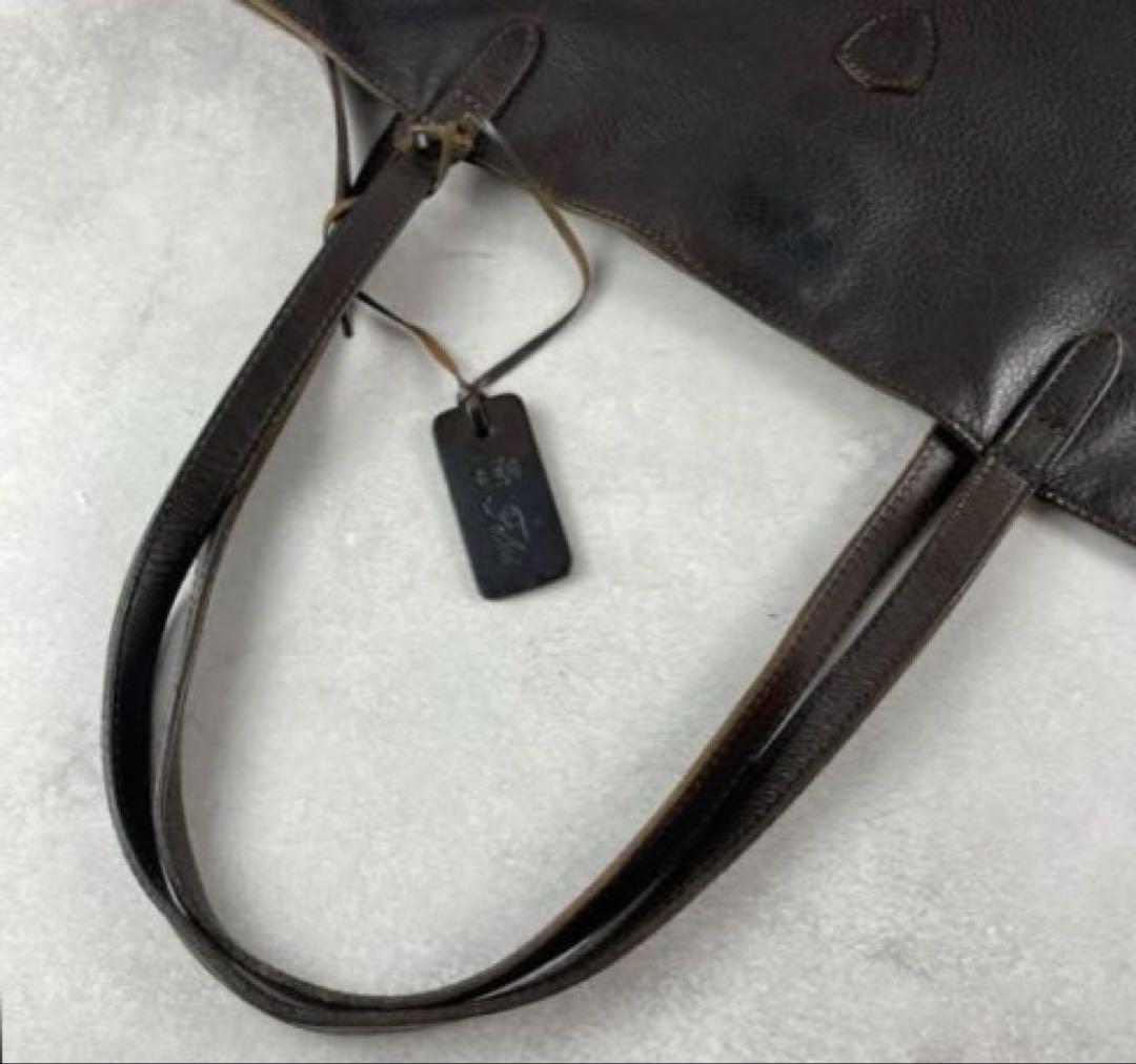 美品 フェリージ メンズ トートバッグ レザー NK DS A4