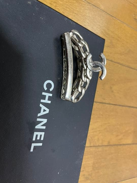 CHANEL ヴィンテージ シルバー バレッタ