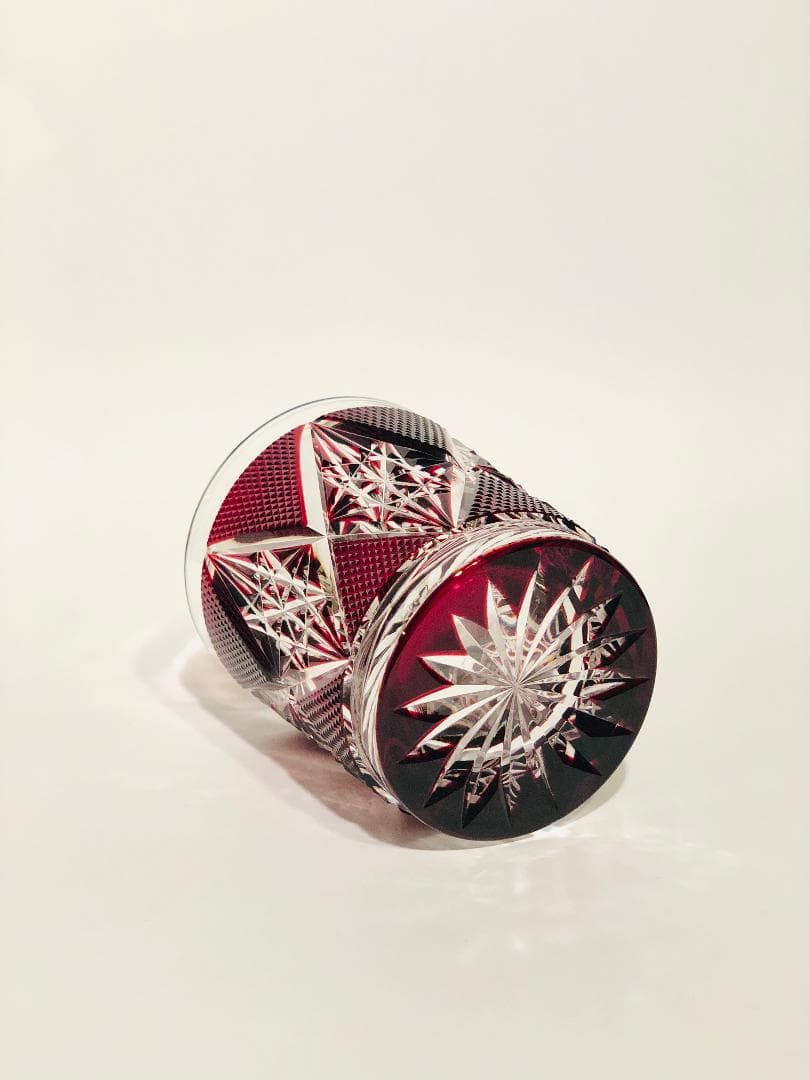 薩摩切子 タンブラー（紅）