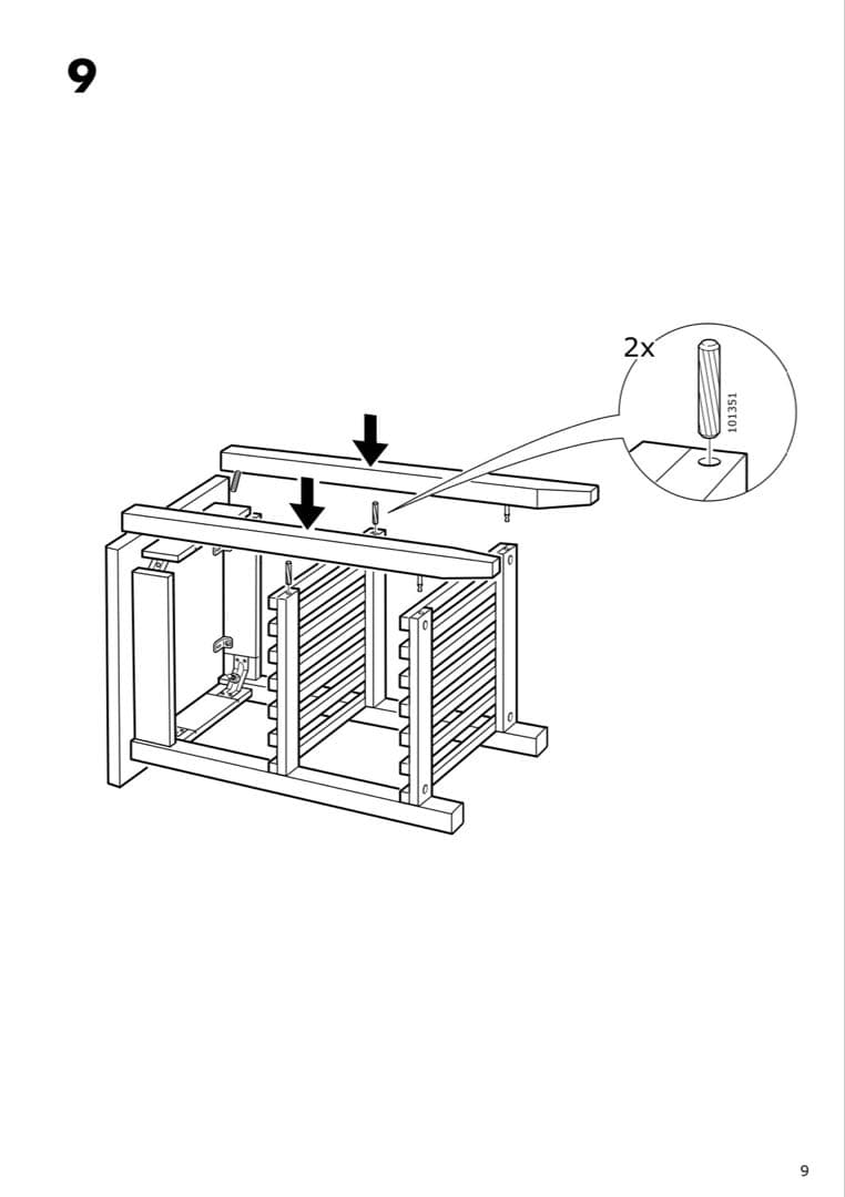 【IKEA】BEKVÄM ベクヴェーム 木製ワゴン