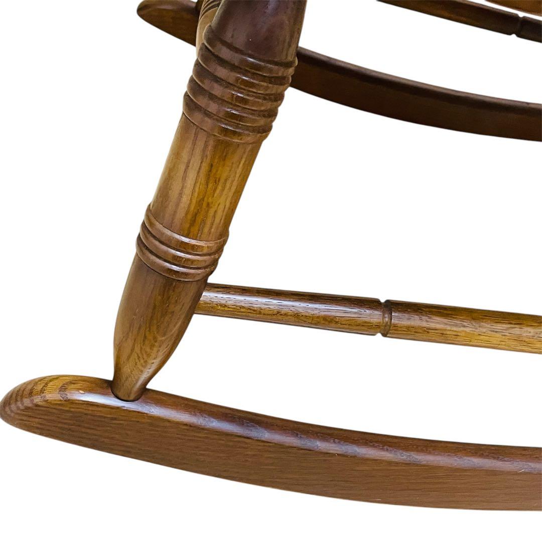 飛騨産業 キツツキマーク ロッキングチェア 揺り椅子 木製 アンティーク レトロ