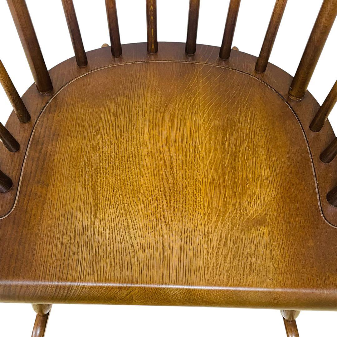 飛騨産業 キツツキマーク ロッキングチェア 揺り椅子 木製 アンティーク レトロ