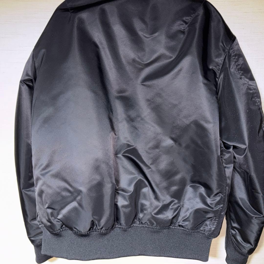 ユニクロ+J ハイブリッドダウンオーバーサイズMA-1ブルゾン ブラック2021