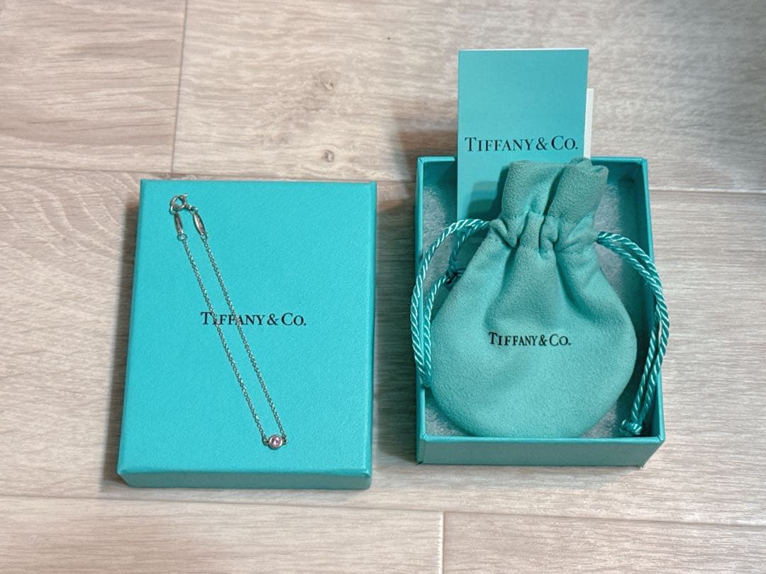 ティファニー ピンクサファイアブレスレット