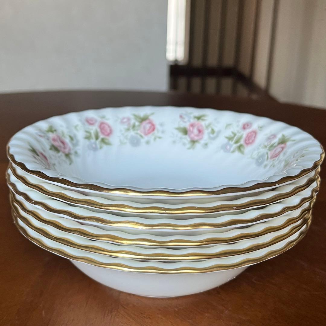 【美品】英国製　ミントン★スプリングブーケ★サラダボウル　６個