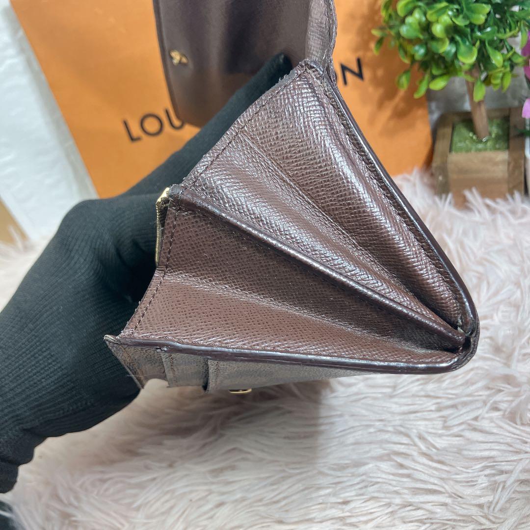 ルイヴィトン　ポルトフォイユサラ　ダミエ　長財布　N61734 エベヌ メンズ