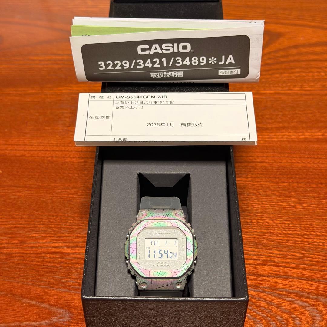 開封のみ未使用 CASIO G-SHOCK GM-S5640GEM-7JR