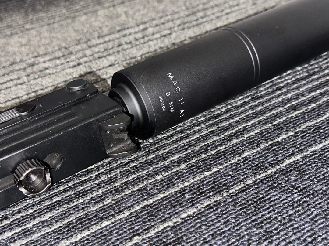 美品KSC イングラム M11A1 ガスブローバックガスガン＋KSCサプレッサー