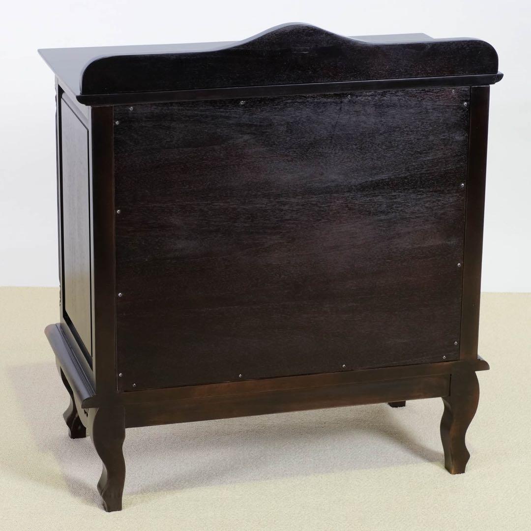 D 新品 アンティーク調 チェスト 75 たんす 衣類収納 リビング収納 サイド