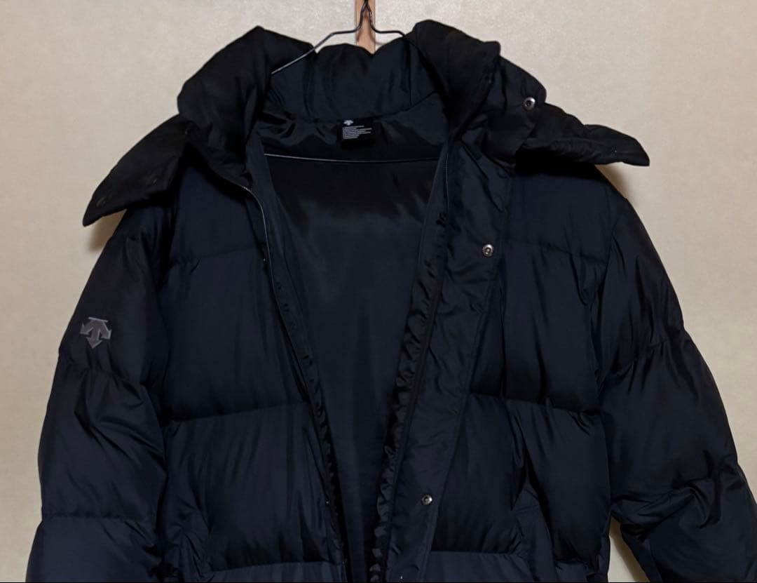 デサント ベンチコート スーパー ロング ダウンコート フード付き 中綿 防寒