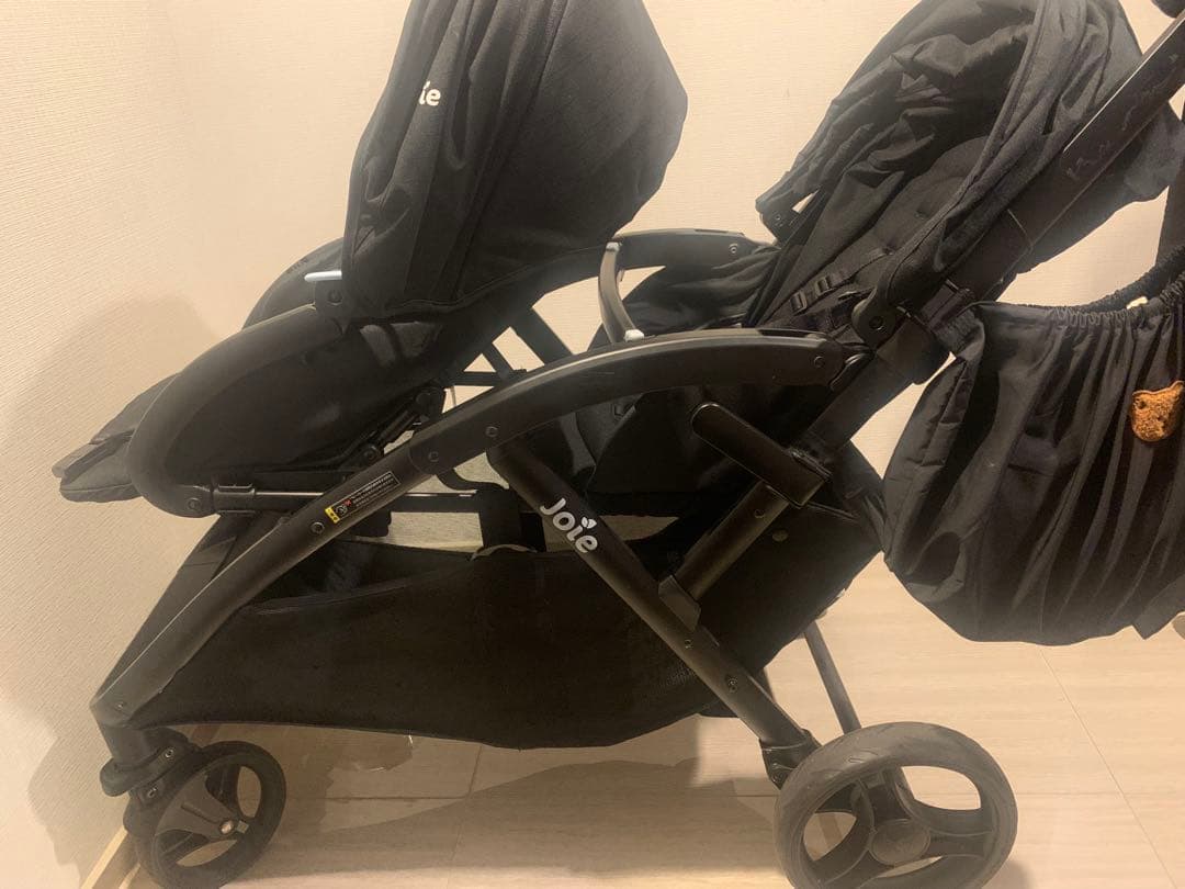 専用♪Joieブラックエヴァライトデュオ 2人乗りベビーカー