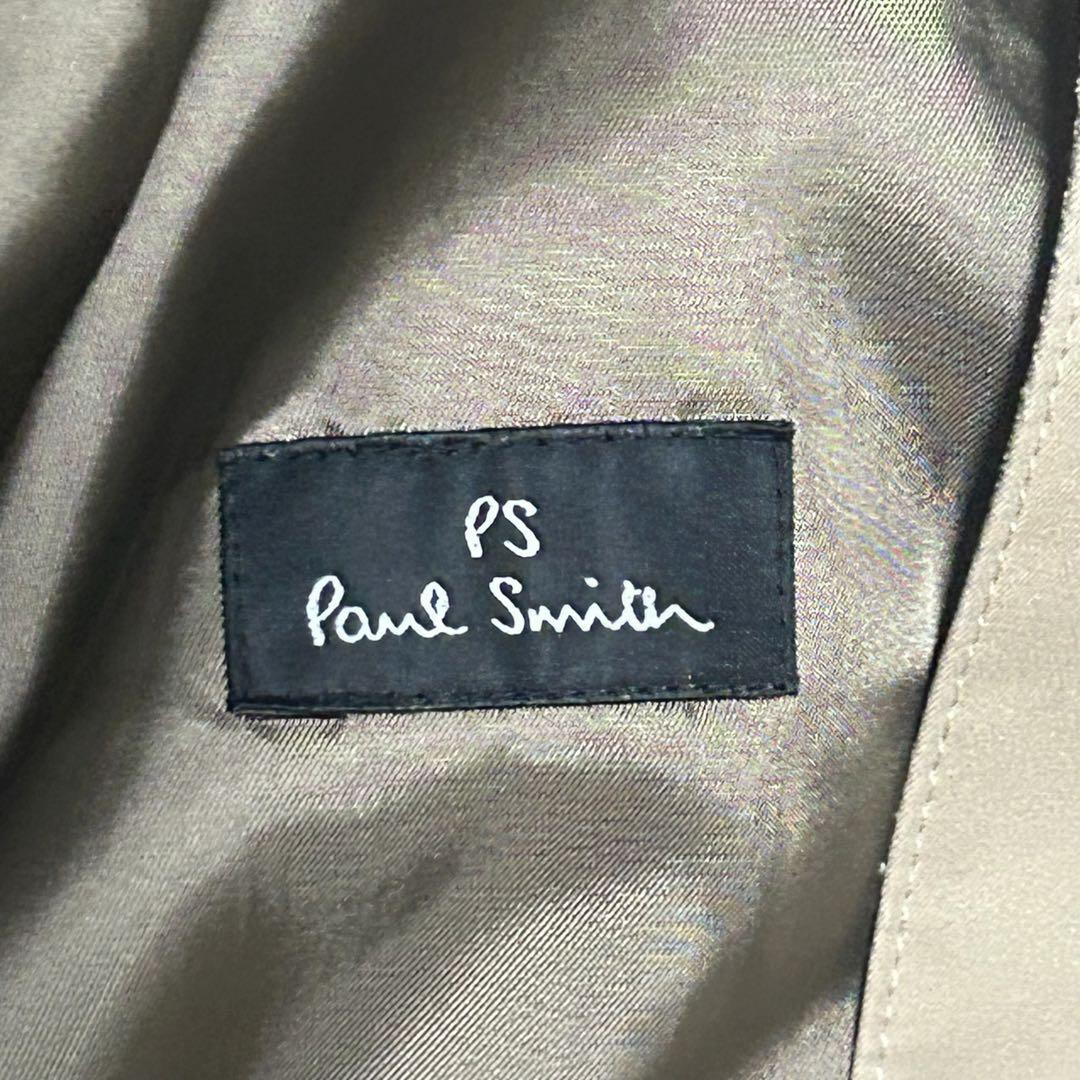 【美品】ポールスミス トレンチコート カシミヤ混 ライナー付 M ベージュ