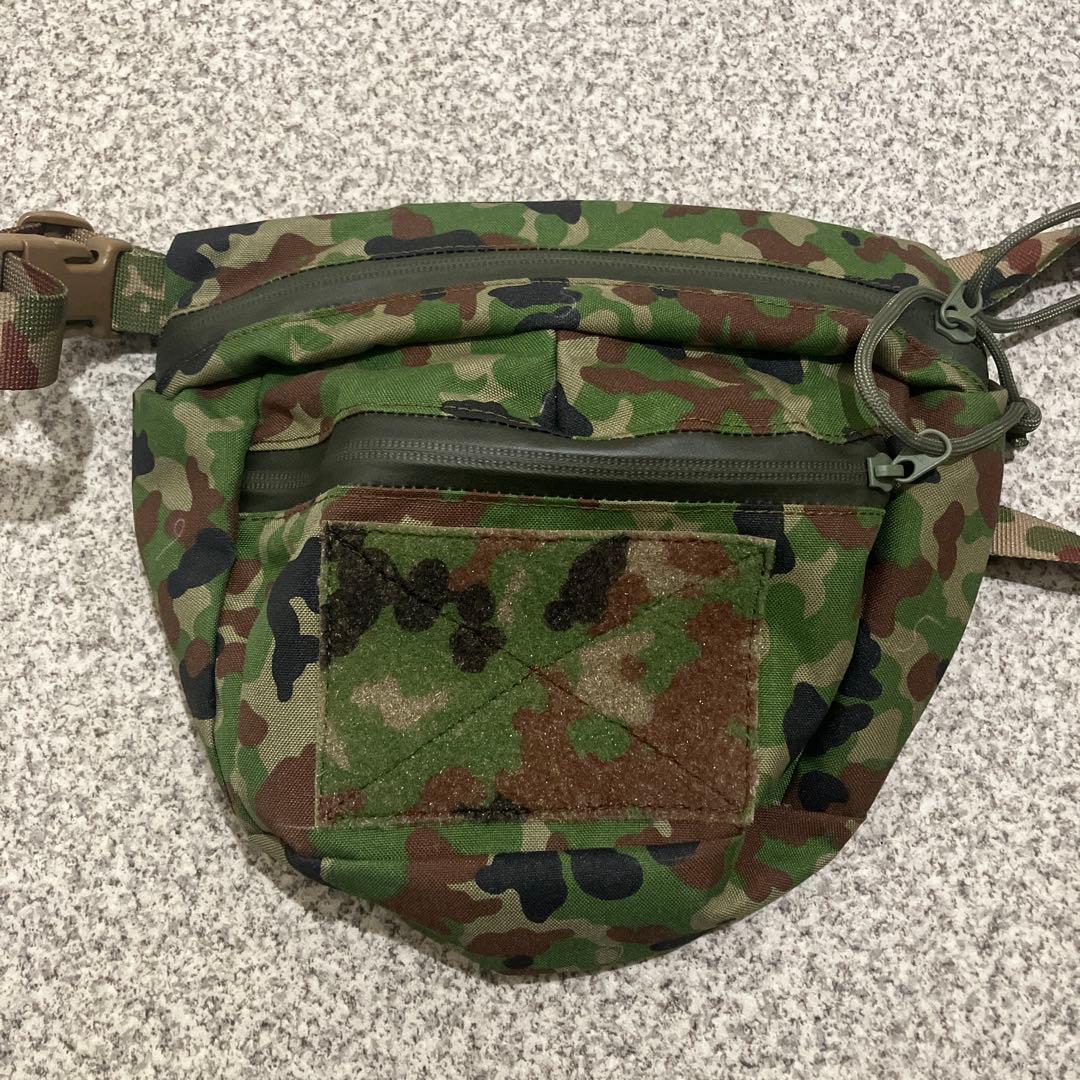 自衛隊 ウエストポーチ LEM 生地 陸自 ②