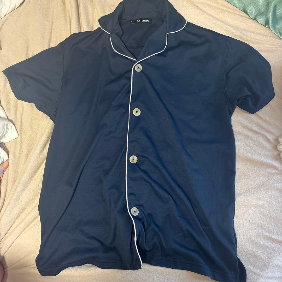 TENTIAL ネイビー パジャマ上下セット S