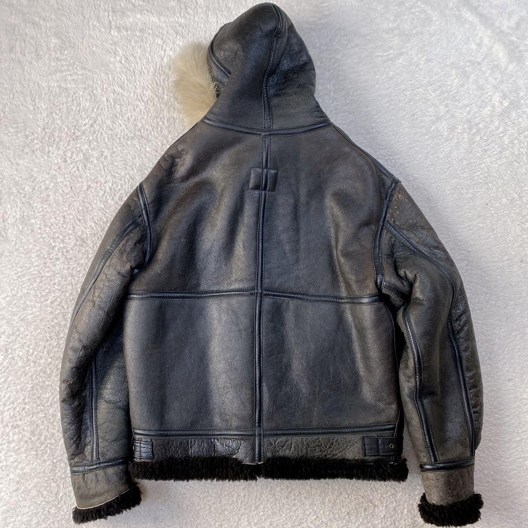 希少・779 AVIREX/フードと天然ファー付SCOVILLジッパー仕様B-3